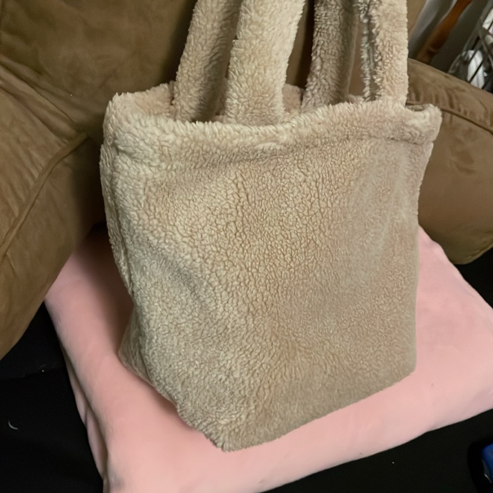 Prada Cream Plush Tote Bag - Picture 16 of 17